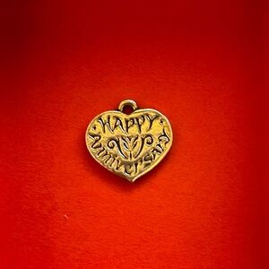 James Avery Retired Happy Anniversary Sterling Sliver Charm     0036